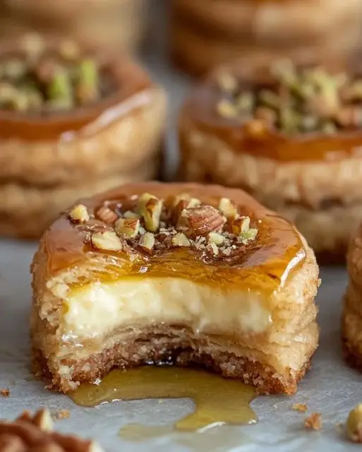 Baklava Cream Sandwich Cookies - Sweet and Nutty Treats