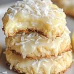 Lemon Coconut Cheesecake Cookies - Easy Recipe