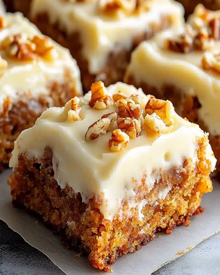 Carrot Cake Bars