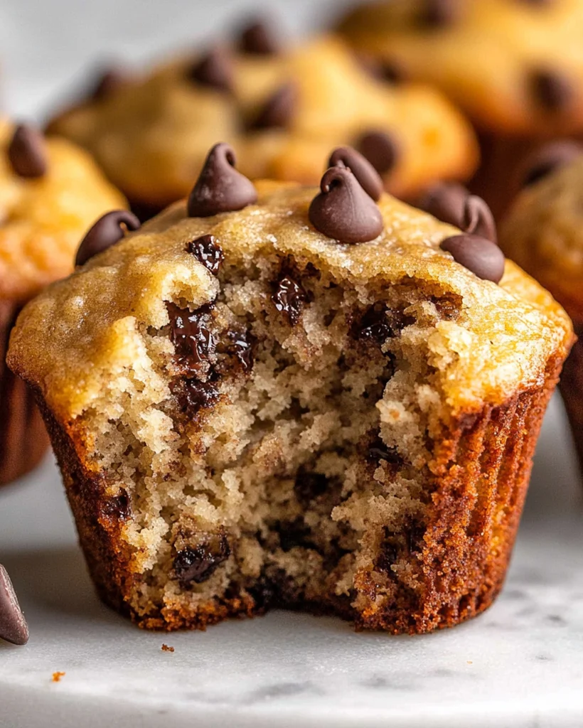 Banana Chocolate Chip Muffins Recipe | Easy & Delicious