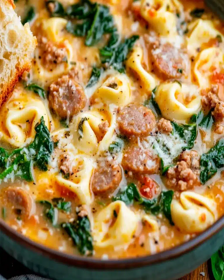 Sausage Tortellini Soup