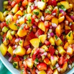 Sweet & Spicy Summer Peach Salsa | Easy Fresh Recipe