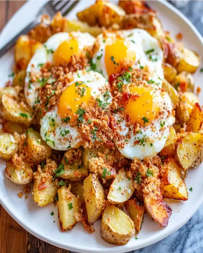 Spanish-Style Eggs & Crispy Potatoes Recipe