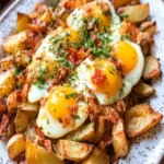 Spanish-Style Eggs with Roasted Potatoes