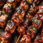 Savory Korean BBQ Chicken Skewers with a Sweet and Spicy Glaze