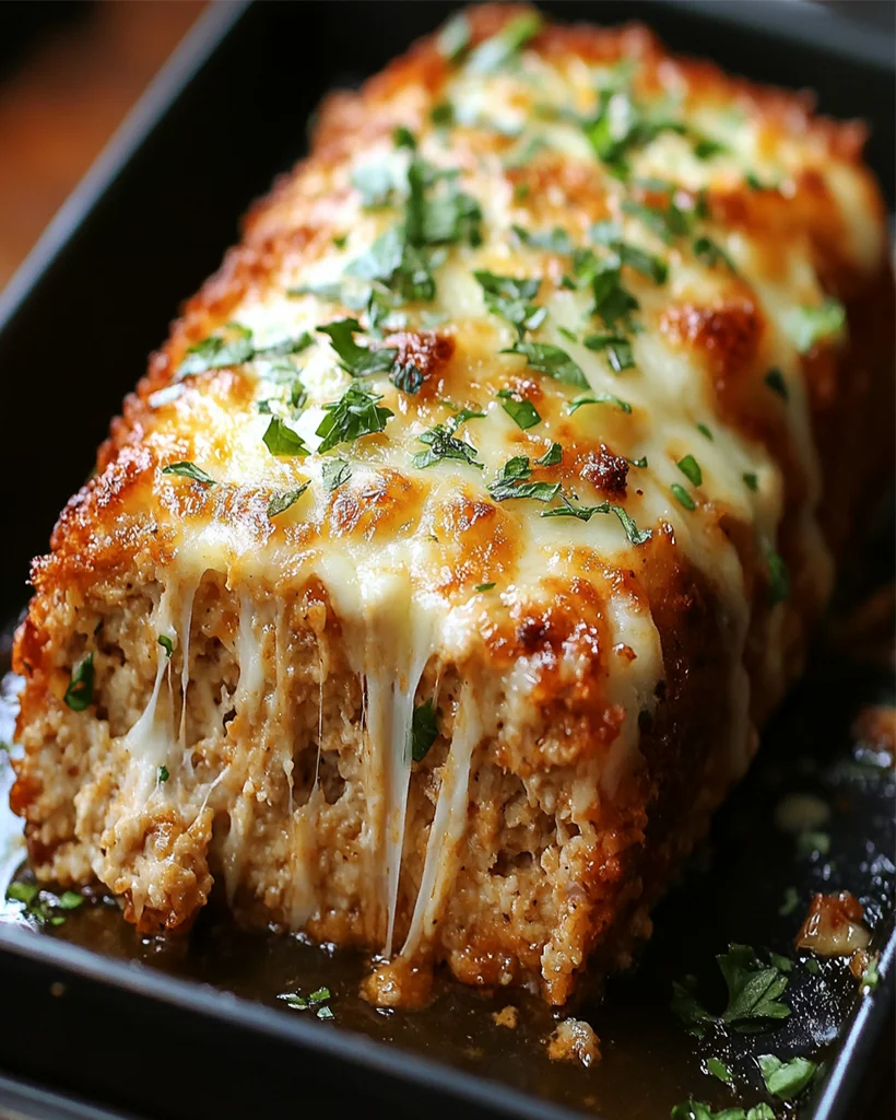 Golden-Baked Parmesan Chicken Meatloaf Recipe