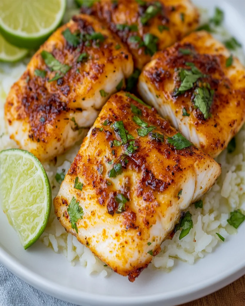 Zesty Chili-Lime Cod Recipe with Lime Butter - Quick & Easy