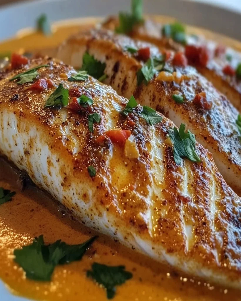 Zesty Red Snapper Recipe with Creamy Creole Sauce