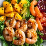 Mango Mandarin Shrimp Salad with Sesame Dressing Recipe