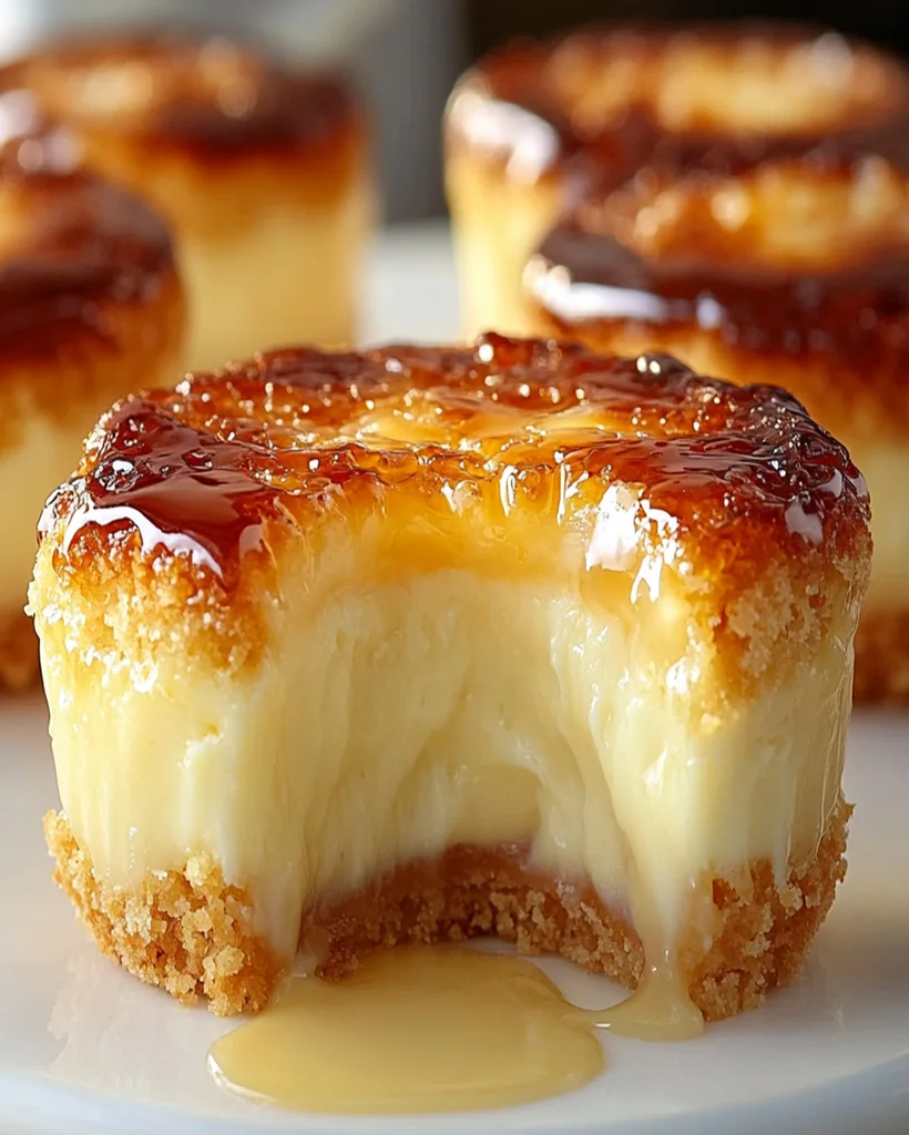 Mini Crème Brûlée Cheesecakes – Decadent Dessert Recipe