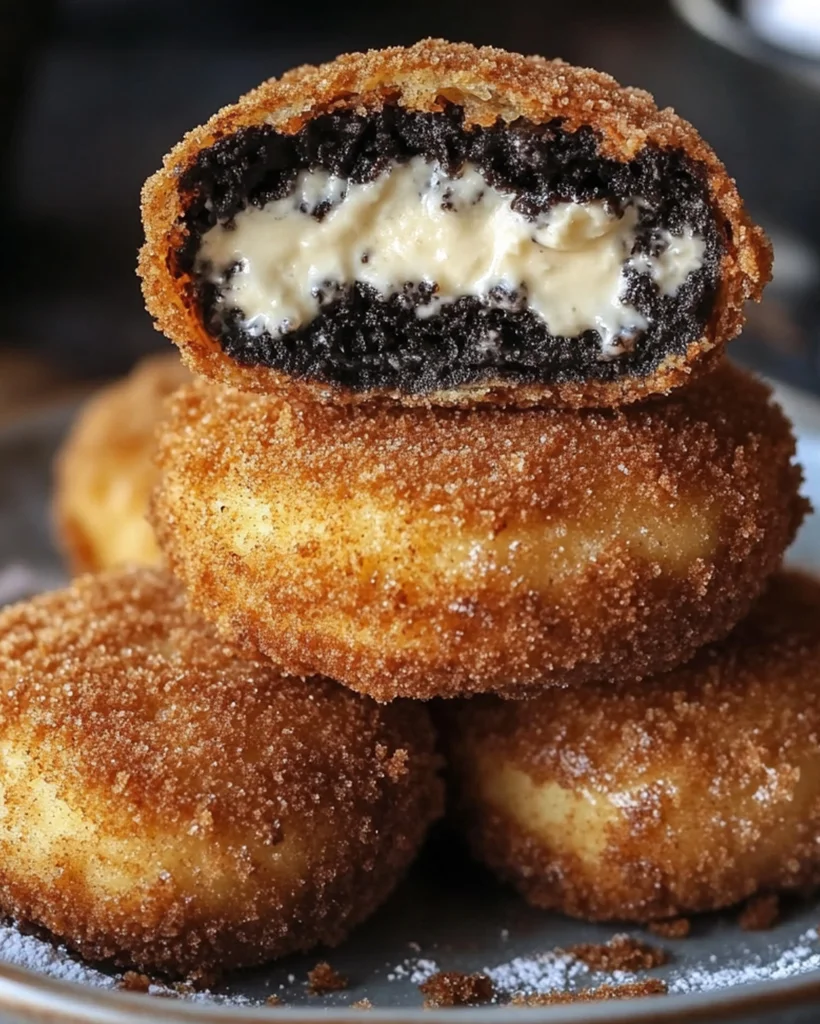 Irresistible Cookies & Cream Cheesecake Deep-Fried Oreos Recipe