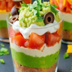 7 Layer Dip Cups – Easy, Fun Mexican Appetizer Recipe