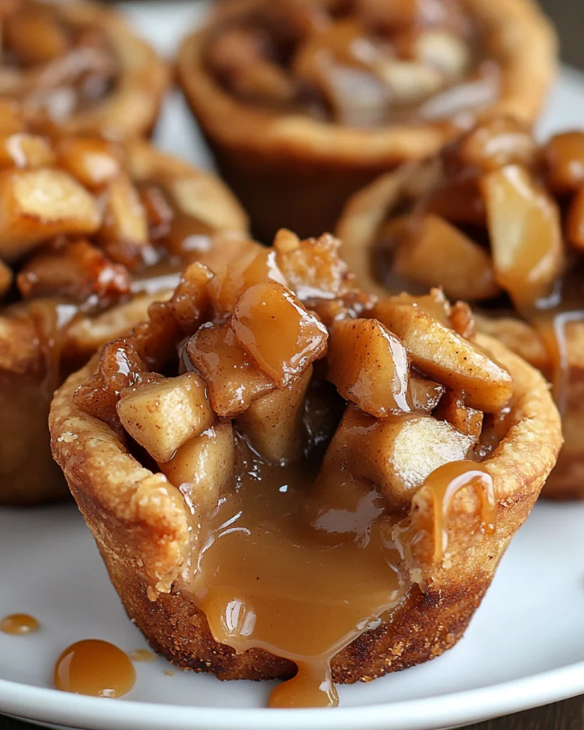 Mini Caramel Apple Pies - Sweet & Easy Fall Dessert