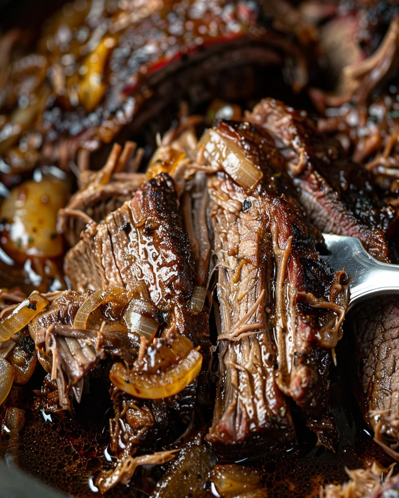 Slow Cooker Beef Brisket with BBQ Sauce