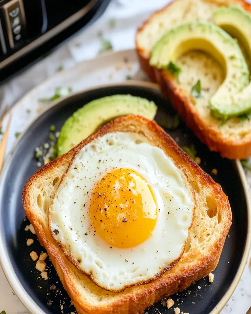 Air Fryer Egg and Toast Recipe - Quick and Easy Breakfast