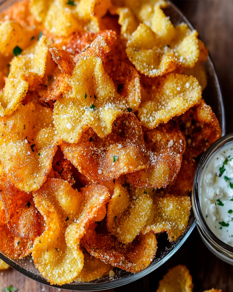 Air Fryer Pasta Chips