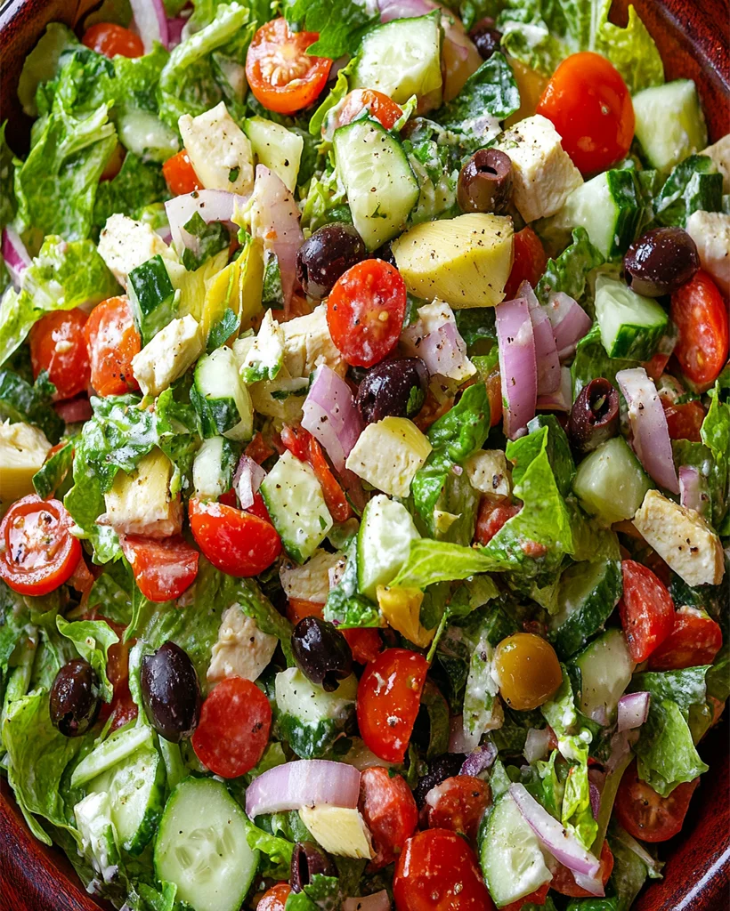 Antipasto Salad Recipe - Easy Chopped Italian Salad Dish