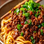 Asian Ground Beef Noodles Recipe | Quick One-Pot Meal