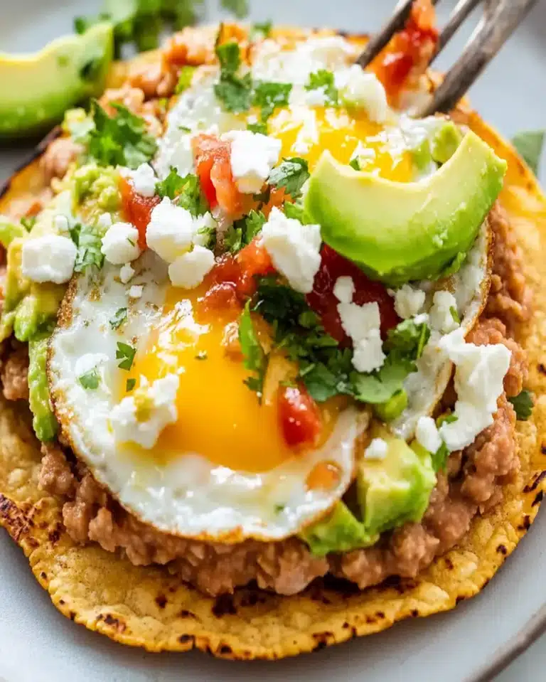 Breakfast Tostadas Recipe - Easy, Crispy & Delicious