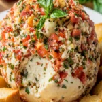 Bruschetta Cheese Ball Recipe - Ultimate Party Appetizer