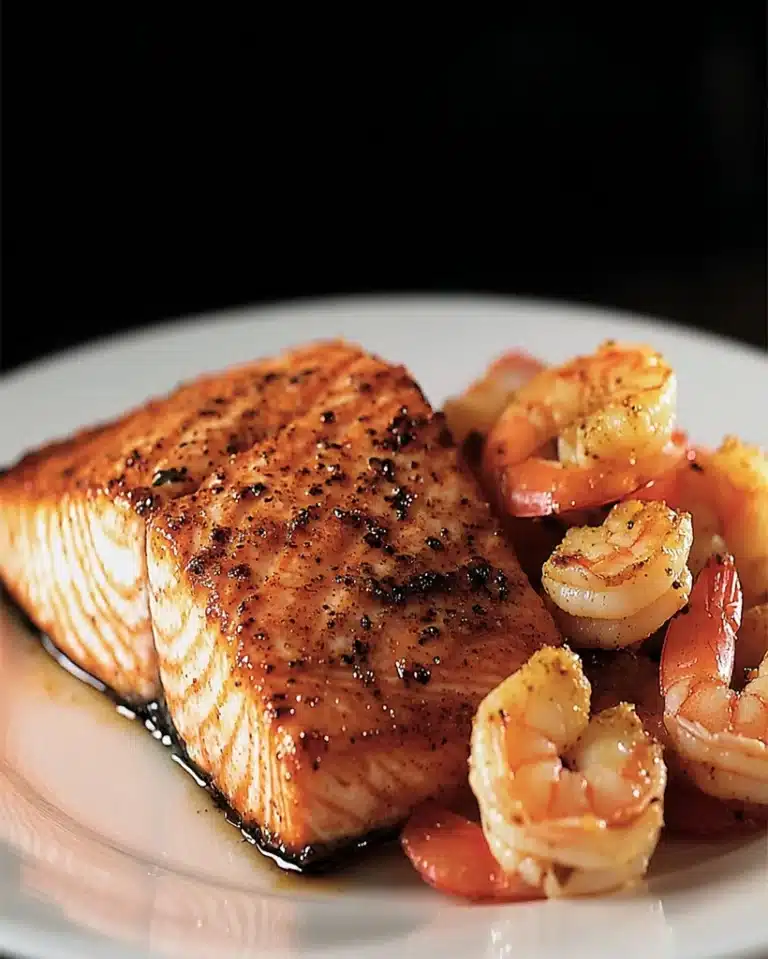 Cajun Salmon and Shrimp Recipe - Spicy, Creamy & Delicious