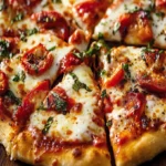 Calabrian Chili Roasted Red Pepper Pizza – Bold & Spicy