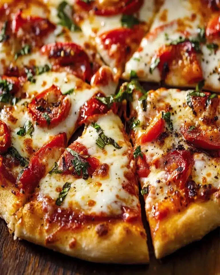 Calabrian Chili Roasted Red Pepper Pizza – Bold & Spicy