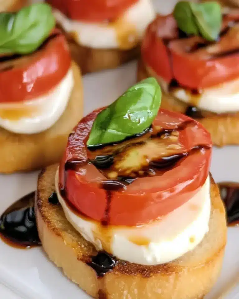 Caprese Crostini Recipe - Easy Appetizer for Any Occasion