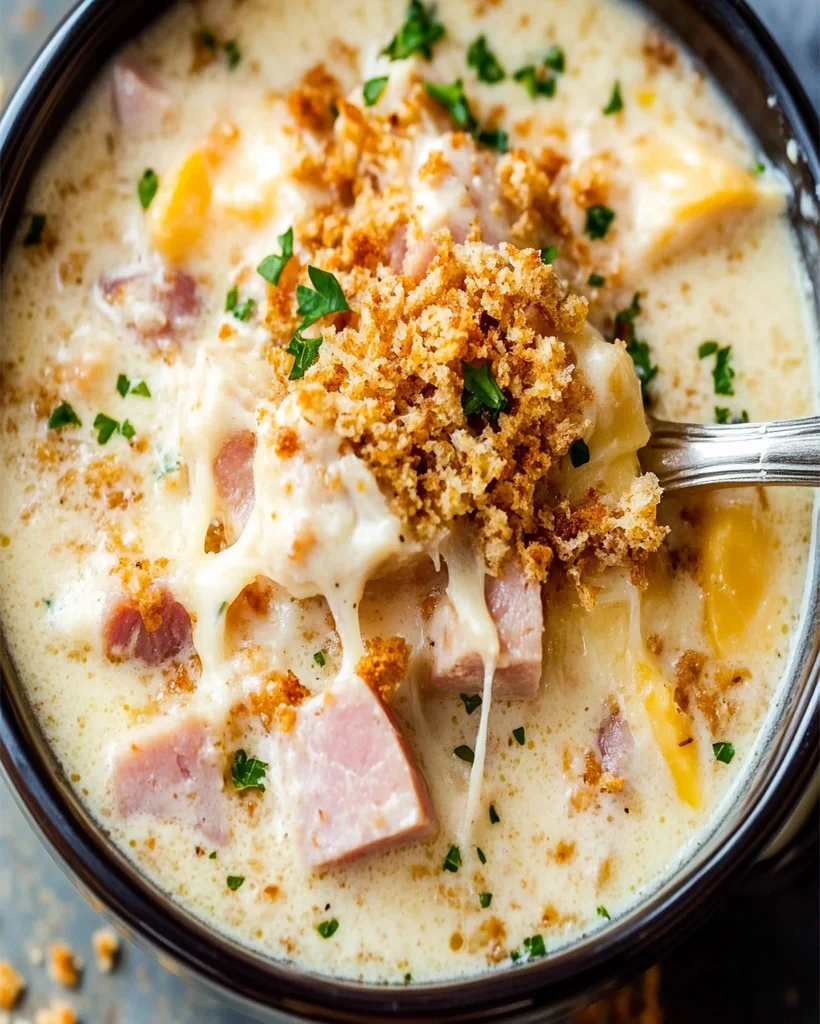 Chicken Cordon Bleu Soup - Creamy Comfort in Every Spoonful