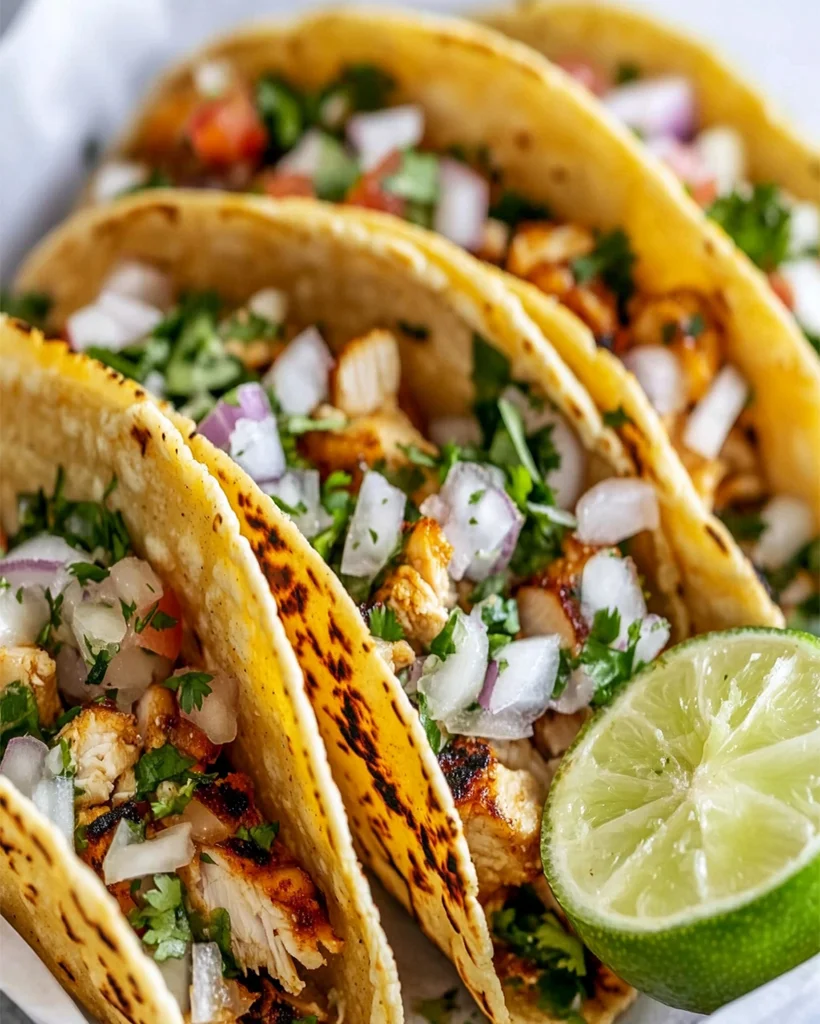 Chicken Street Tacos Recipe – Juicy, Flavorful, Easy to Make