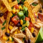 Chicken Taco Soup Recipe – Quick, Creamy & Delicious