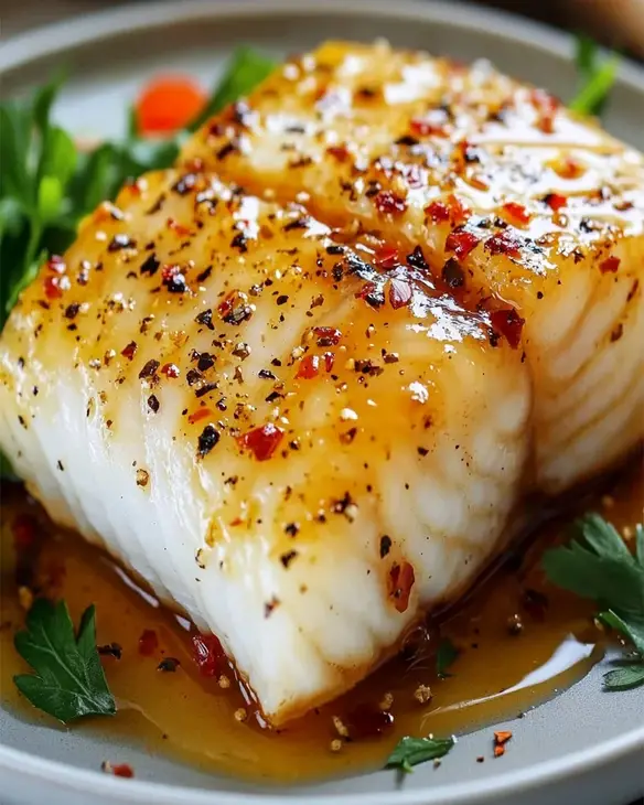 Chilean Sea Bass Recipe - Slow Cooker Honey Dijon Glaze