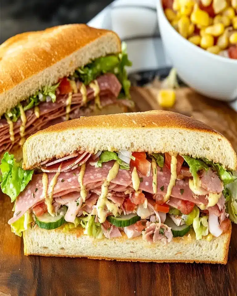 Chopped Italian Sandwich Recipe – Quick & Flavorful Meal