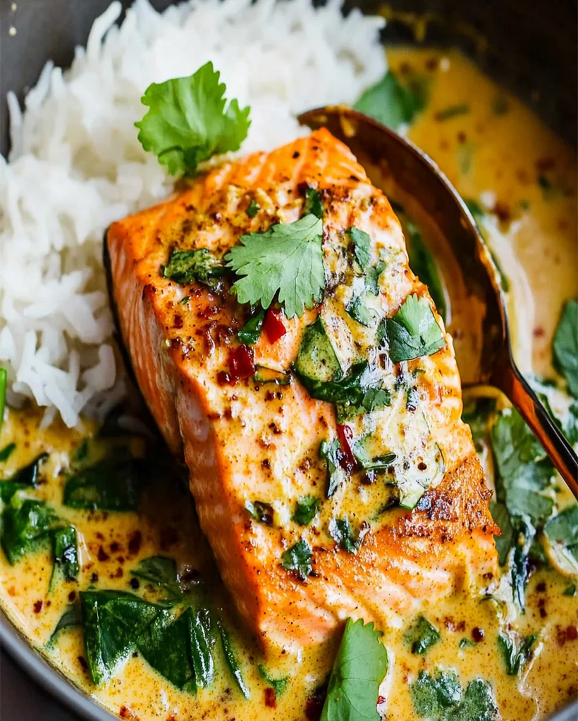 Creamy Coconut Salmon Curry – Easy 30-Minute Thai Recipe