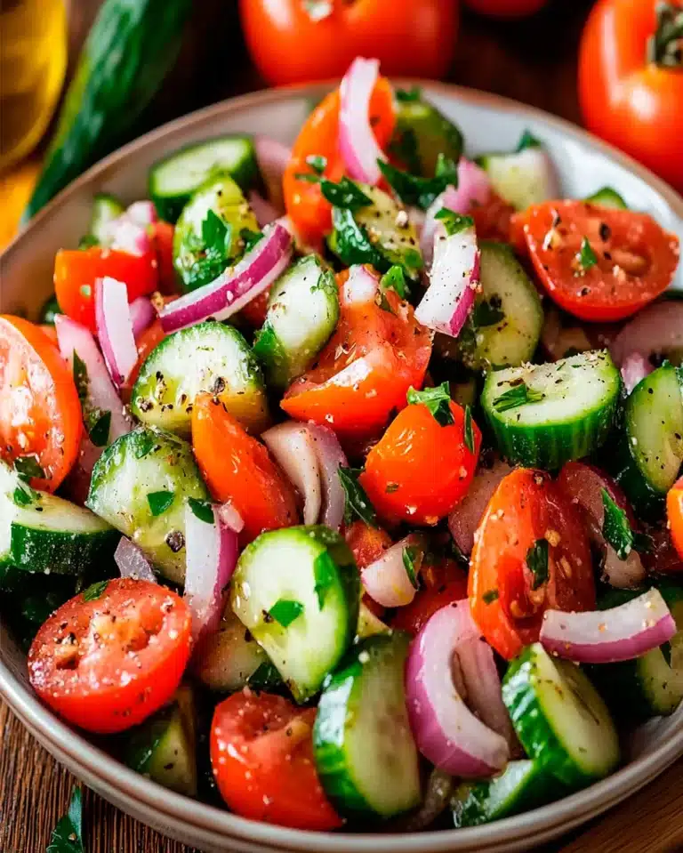 Cucumber Tomato Salad Recipe