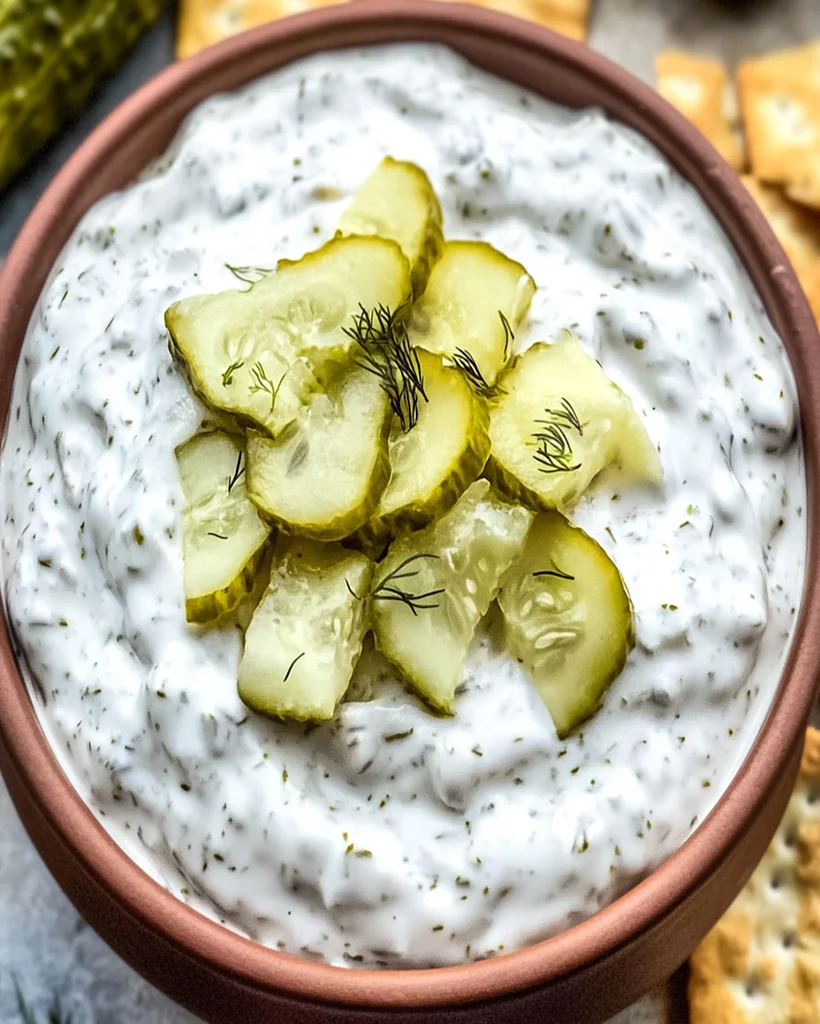 Dill Pickle Dip Recipe - Creamy, Tangy, Easy to Make