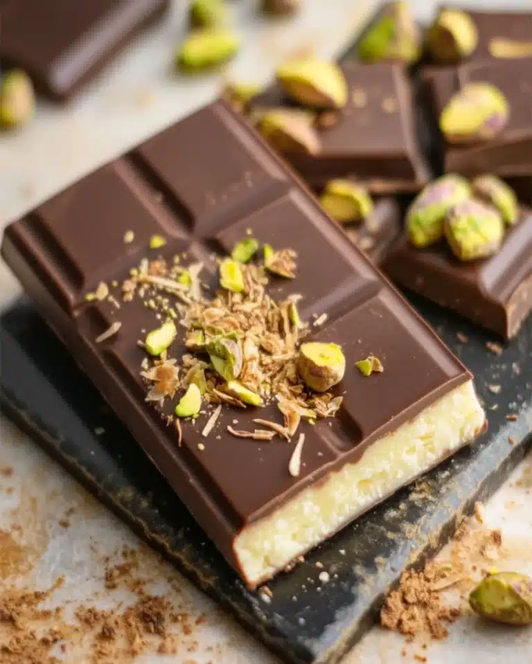 Dubai-Inspired Chocolate Bar Recipe with Tahini & Phyllo