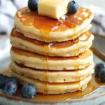 Fluffy Pancakes Recipe - Perfect Soft & Thick Breakfast Treat