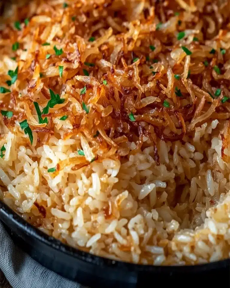 French Onion Rice Recipe - Savory Side Dish You’ll Love