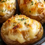 French Onion Stuffed Potatoes - Savory Twist with Gruyere