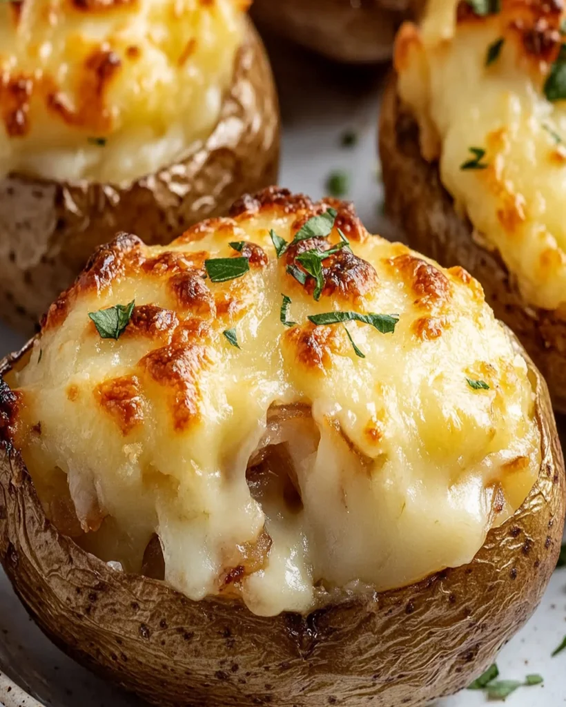 French Onion Stuffed Potatoes Recipe - Easy & Delicious Meal