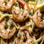 Garden Herb Shrimp Scampi Linguine Recipe – Easy & Flavorful