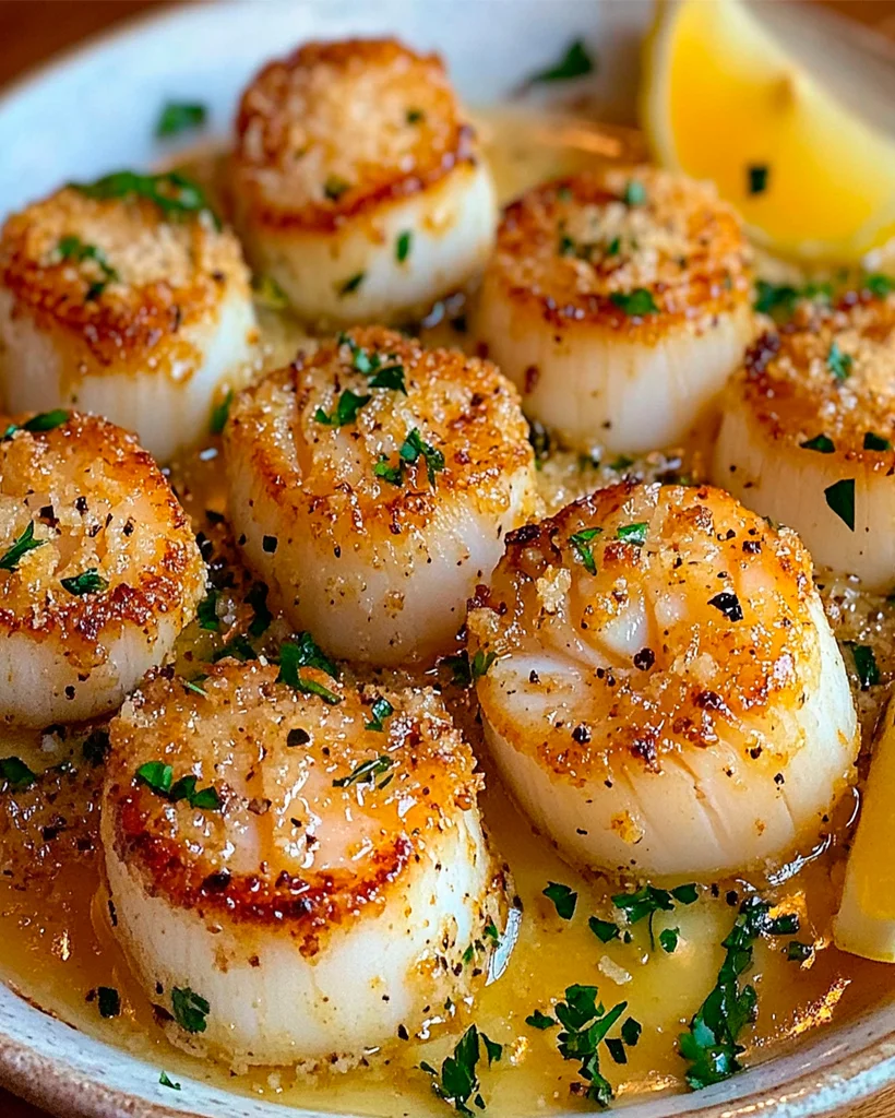 Garlic Butter Baked Scallops - Easy, Flavorful Recipe