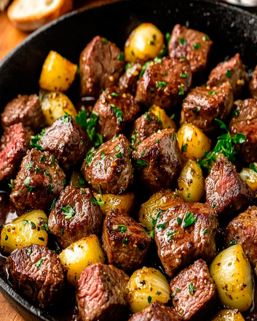 Garlic Butter Steak Bites Recipe - Quick & Delicious