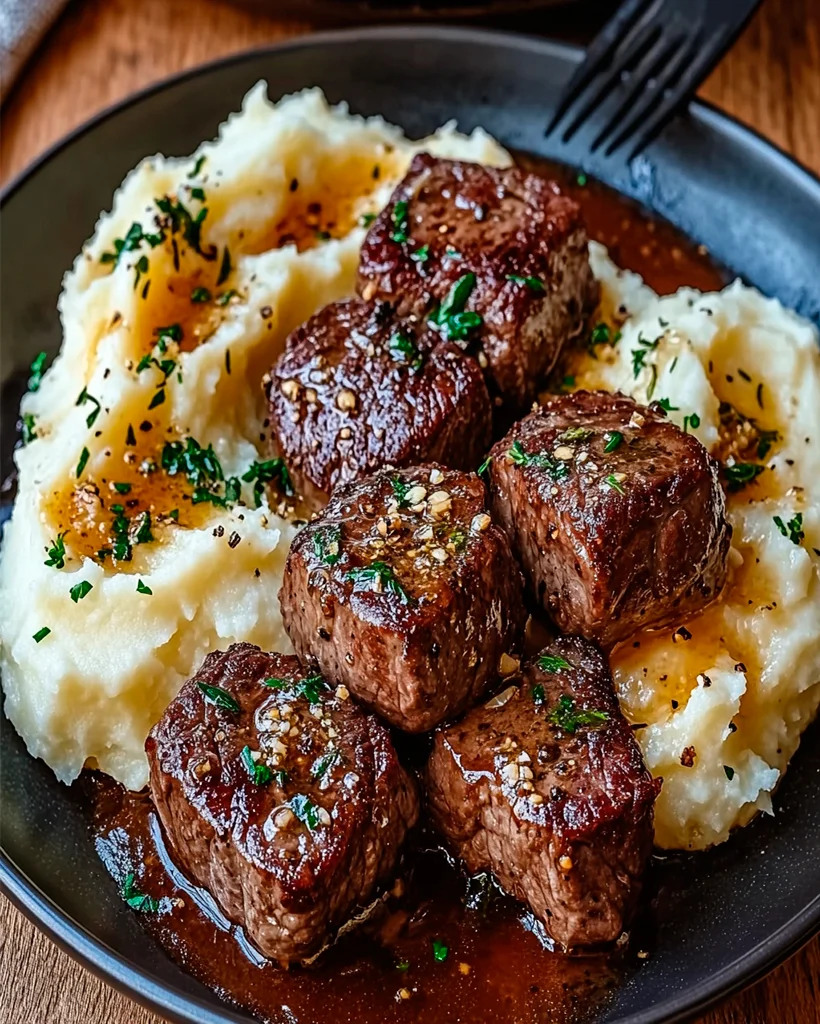 Garlic Butter Steak Bites and Mash - Easy Recipe Guide