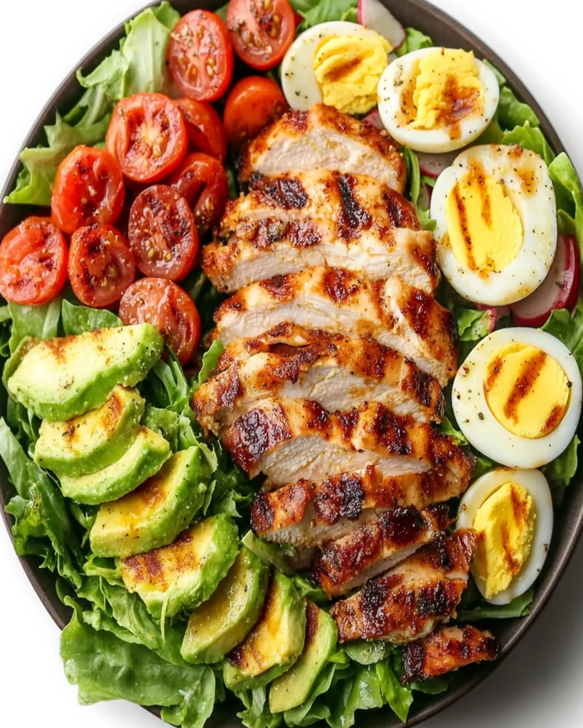 Grilled Chicken Cobb Salad Recipe - Healthy & Delicious Meal