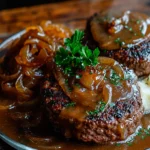 Hamburger Steaks with Onion Gravy – Comfort Food Recipe