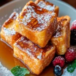 Hawaiian Roll French Toast Recipe - Sweet & Fluffy Brunch