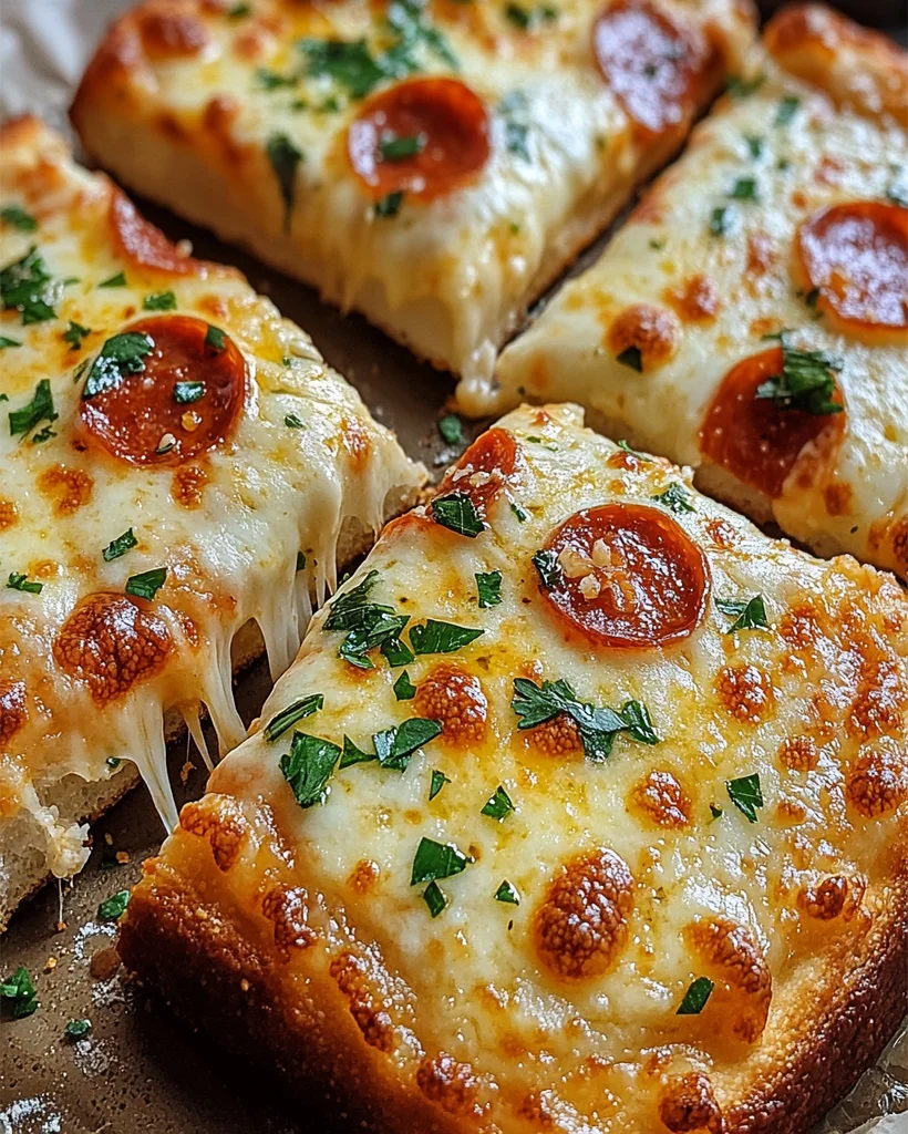 Homemade Garlic Bread Pizza Recipe – Easy and Delicious