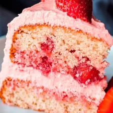 Homemade Strawberry Cake Recipe - Moist & Delicious Treat